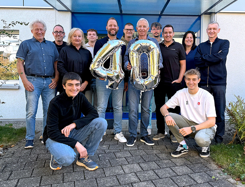 Teamfoto Jubiläum 40 Jahre CNAG